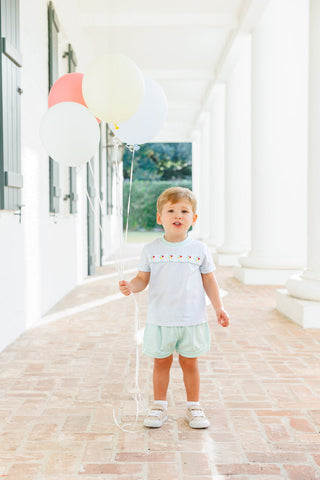 Trotter Street Kids Banded Short Set - Magical Balloons