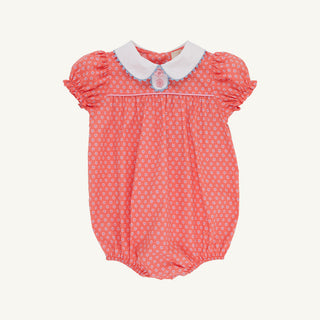 The Beaufort Bonnet Company Mary Dal Bubble - Mill Street Manor Mini Floral with Barrington Blue