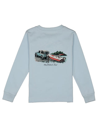 Properly Tide - Boys Launch LS Periwinkle