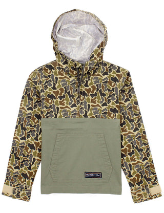 Properly Tide - Boys Ridge Anorak Vintage Camo
