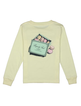 Properly Tied Girls Macarons LS - Light Yellow