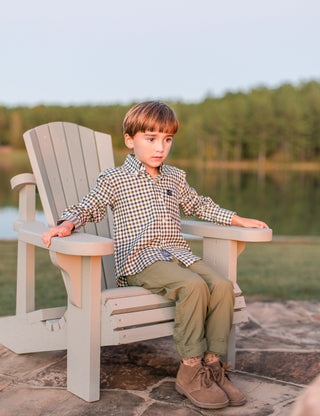 Properly Tied Boys Classic Flannel - Tahoe