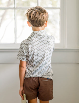 Properly Tide - Boys Inlet Polo Pointer