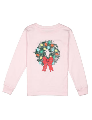 Properly Tied Girls Wreath LS - Rose