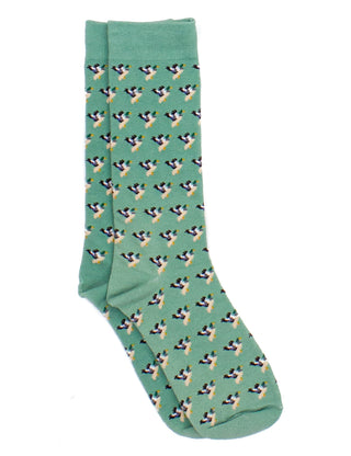 Properly Tied - Lucky Duck Sock Breaking Water