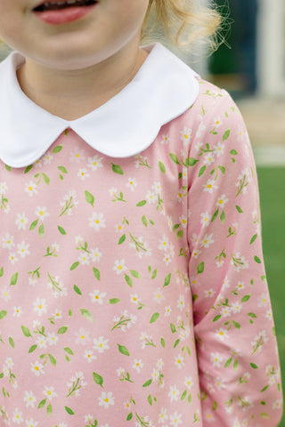The Proper Peony Girls Dress - Pink Petal