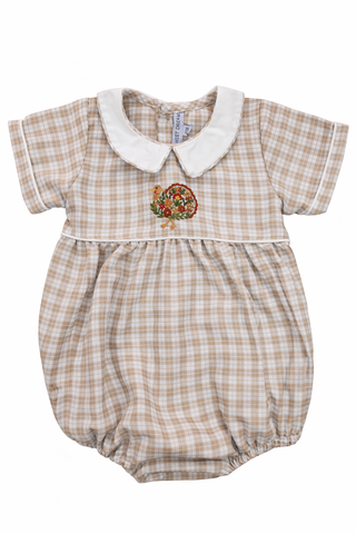 Sweet Dreams Boys Plaid Bubble - Turkey