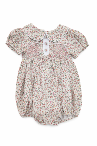 Sweet Dreams Smocked Bubble - Floral