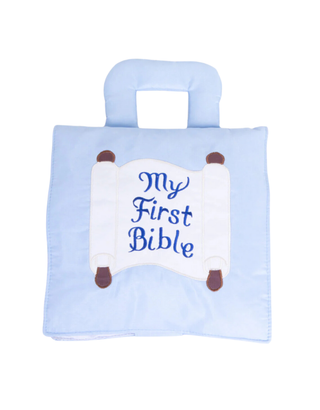 Rosalina Baby My First Bible- Light Blue