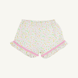 The Beaufort Bonnet Shelby Anne Shorts- Citrus Style with Pier Party Pink