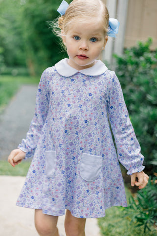 The Proper Peony Girls Dress - Iris Garden