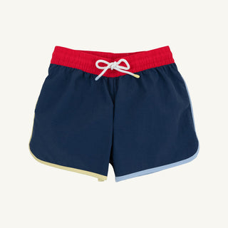 The Beaufort Bonnet Tanner Trunks - Nantucket Navy, Richmond Red, Beale Street Blue and Lake Worth Yellow