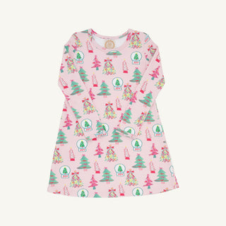 The Beaufort Bonnet Company Long Sleeve Polly Play Dress - Christmas Coloring Contest