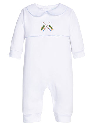 Little English - Crochet Playsuit - Fishing Rod