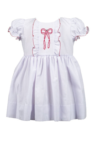 The Proper Peony- Angelica White Dress