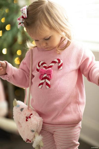 Mudpie Pink Tree Purse