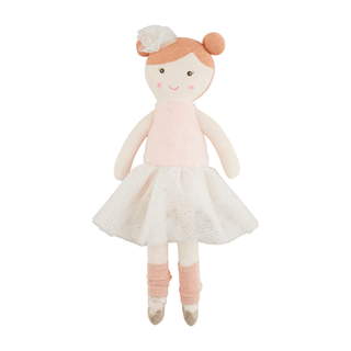 MudPie Orange Ballerina Doll
