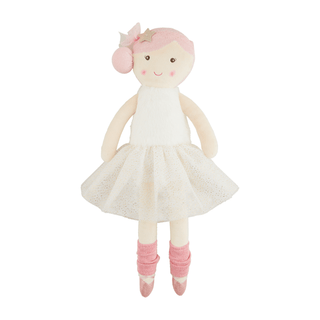 MudPie Pink Ballerina Doll