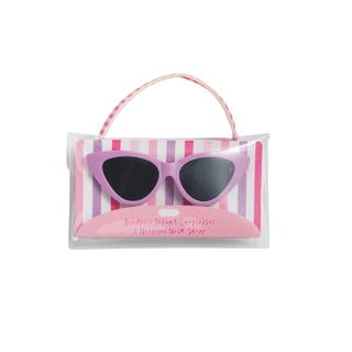 MudPie Purple Girl Bendable Baby Sunglasses