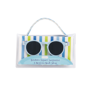 MudPie Light Blue Boy Bendable Baby Sunglasses