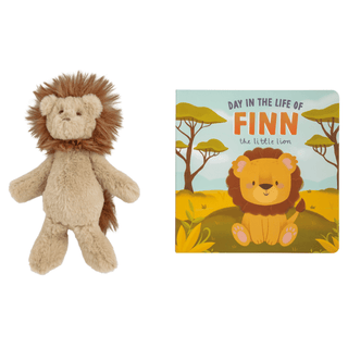 MudPie Plush Lion Book