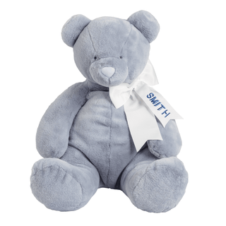 Mudpie - Blue Monogram Me Bear Plush Pal