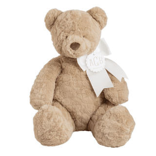 Mudpie - Honey Monogram Me Bear Plush Pal
