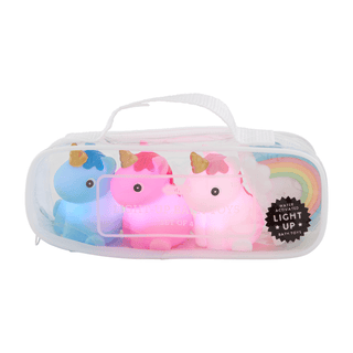 Mudpie- Unicorn Light-Up Bath Toy Set