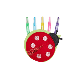 Mudpie - Lady Bug Twisty Crayon Holder