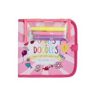 Mudpie - Pink Erasable Doodle Book