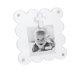 Mudpie - White Acrylic Cross Frame